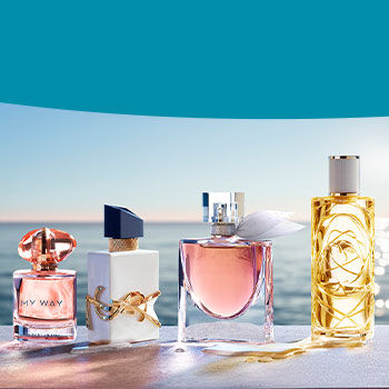 Perfumes da maca Giorgio Armani, Yves Saint Laurent e Lancôme