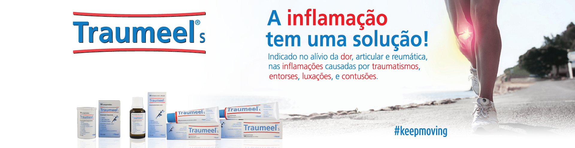 Traumeel. A inflama&ccedil;&atilde;o tem uma solu&ccedil;&atilde;o.