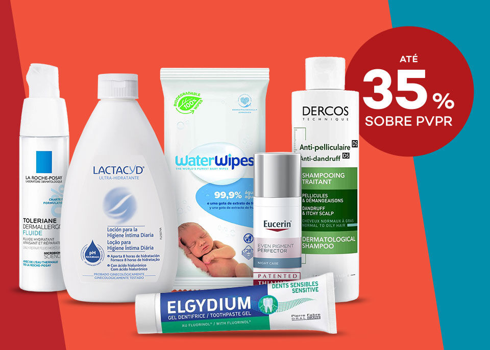Produtos com selo até 35% sobre preço de venda ao público recomendado Produtos com selo até 35% sobre preço de venda ao público recomendado