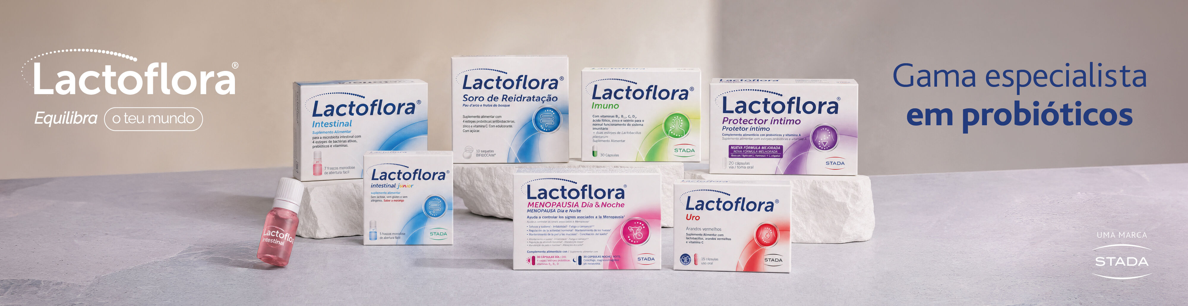 Lactoflora, gama especialista em probi&oacute;icos.