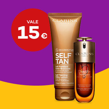 Desconto de 15€ na marca Clarins