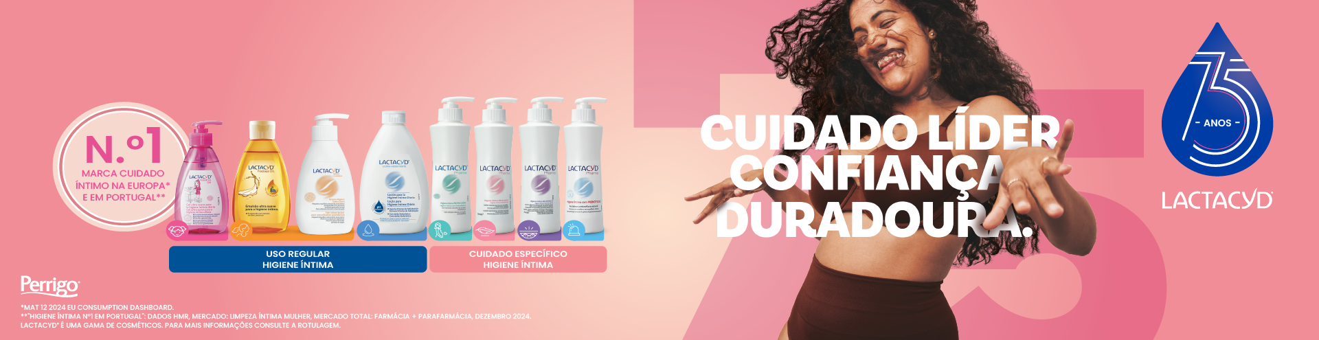 Lactacyd, cuidado l&iacute;der confian&ccedil;a duradoura. Descobre j&aacute;!