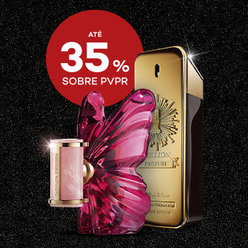 Best Sellers com selo de desconto até 35% sobre preço de venda ao público recomendado.