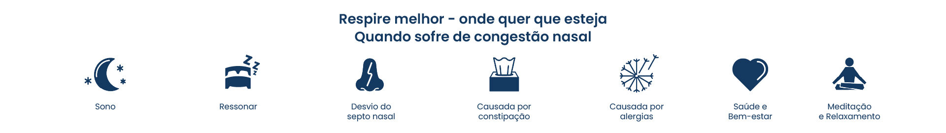 Respire melhor onde quer que esteja.