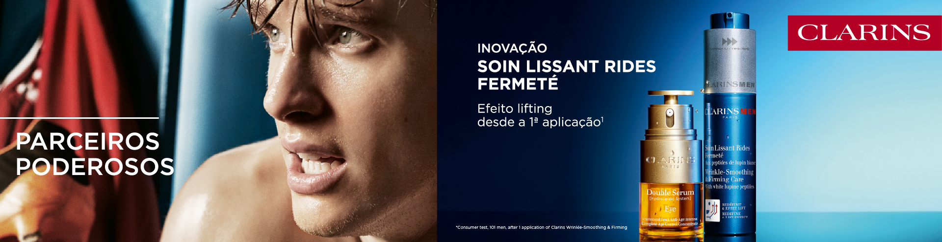 Banner - Clarins Men - CLP Cosmética