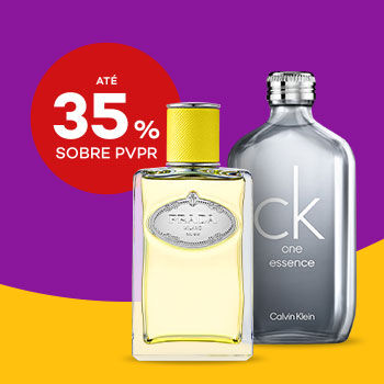 Perfumes Unisexo com selo de desconto at&eacute; 35% sobre pre&ccedil;o de venda ao p&uacute;blico recomendado.