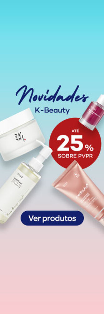 Novidades de k-Beauty com destaque promocional de at&eacute; 25% sobre pre&ccedil;o de Venda ao P&uacute;blico Recomendadoa