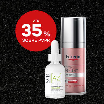 Séruns de rosto com selo até 35% sobre preço de venda ao público recomendado