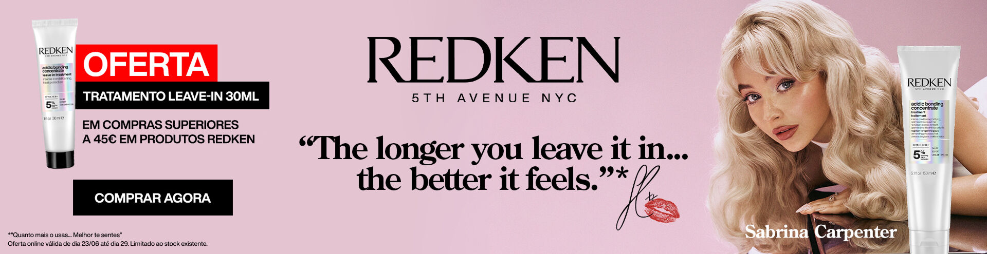 Oferta mini Redken Leave-in 30 ml em compras >40&euro; na marca