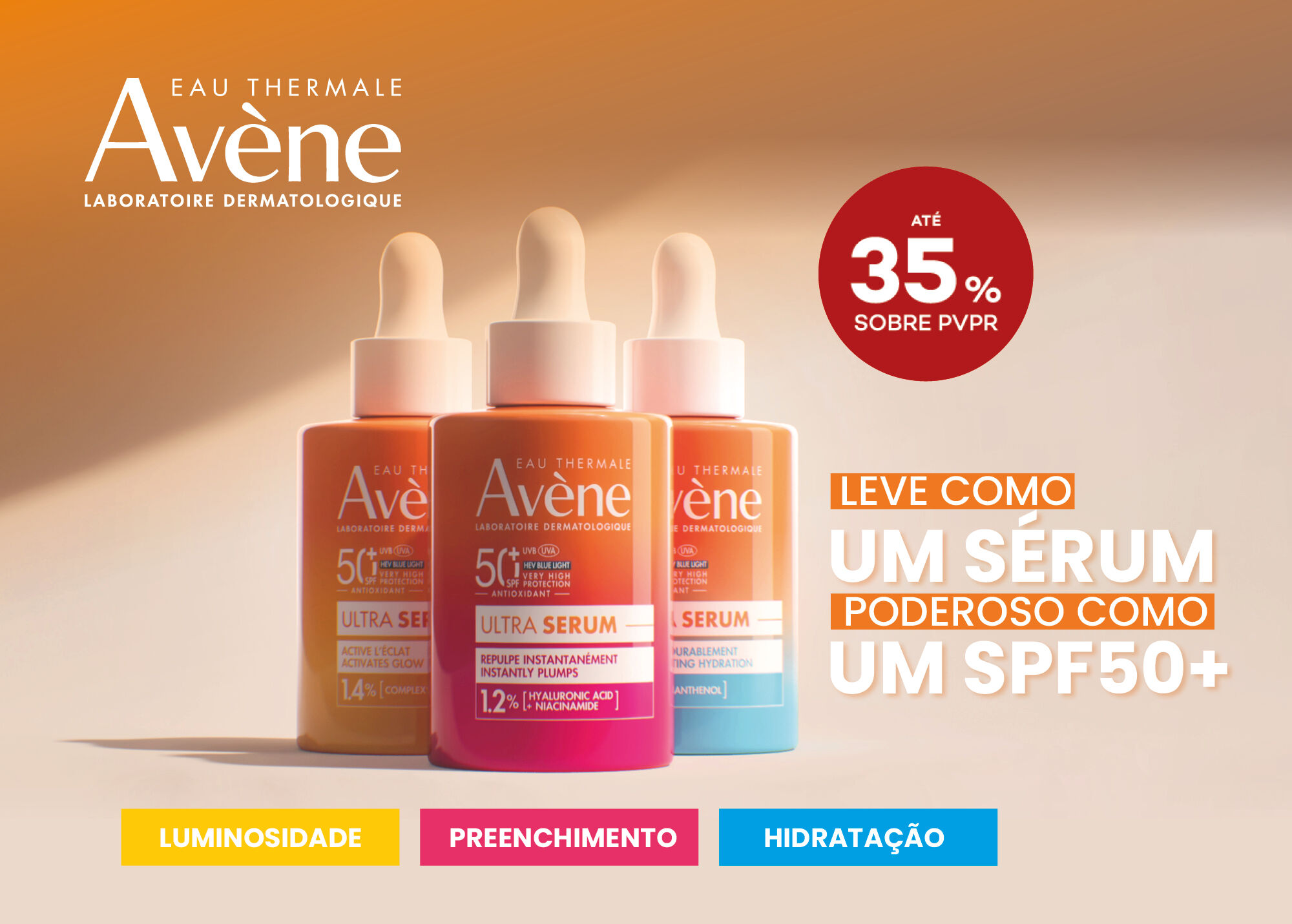 Protetores Solares Av&egrave;ne