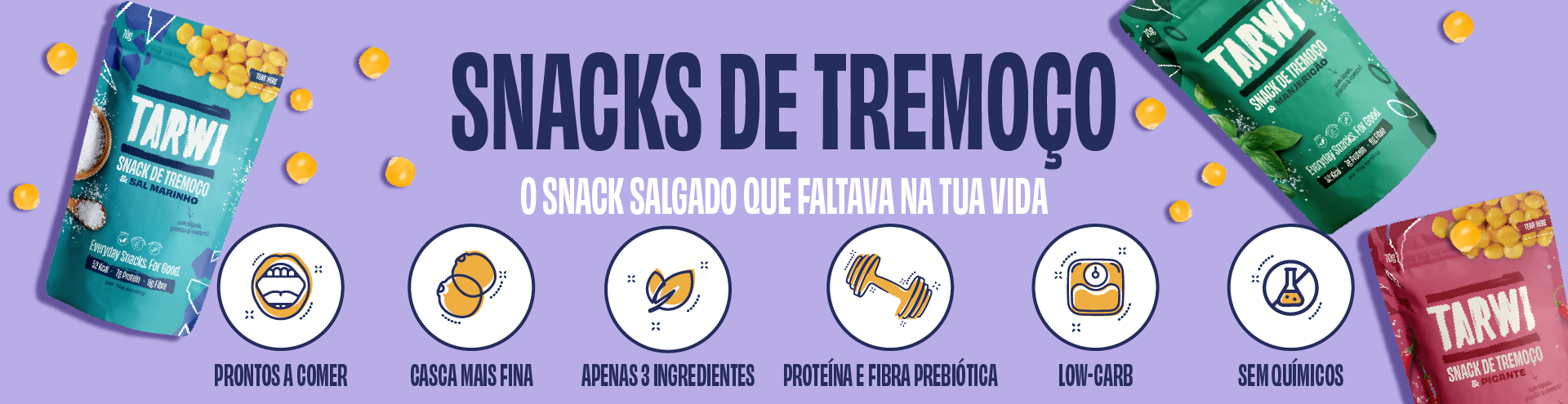 Tarwi, snacks de tremoço o snack salgado que faltava na tua vida.