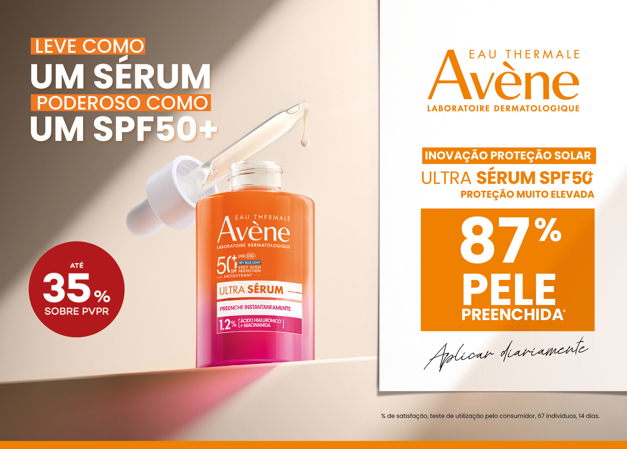 S&eacute;runs Av&egrave;ne com selo at&eacute; 35% sobre pre&ccedil;o de venda ao p&uacute;blico recomendado