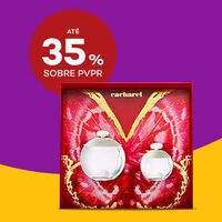 Coffrets Mulher com selo de desconto at&eacute; 35% sobre pre&ccedil;o de venda ao p&uacute;blico recomendado.