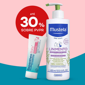 Cremes muda da fralda com selo de desconto at&eacute; 30% sobre pre&ccedil;o de venda ao p&uacute;blico recomendado.