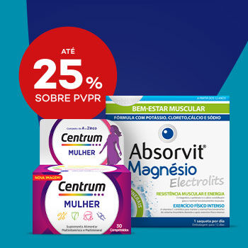 Suplementos Energia com selo at&eacute; 25% sobre pre&ccedil;o de venda ao publico recomendado