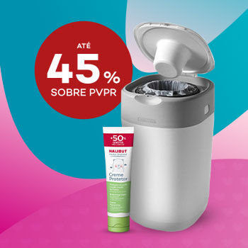 Produtos muda da fralda com desconto até 45% sobre preço de Venda ao Público Recomendado