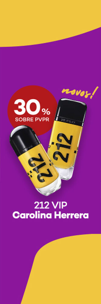 Novos Perfume de Senhora e Homem 212 VIP da marca Carolina Herrera