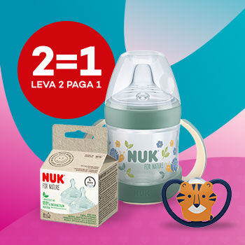 Artigos NUK com promoção Leva 2 Paga 1