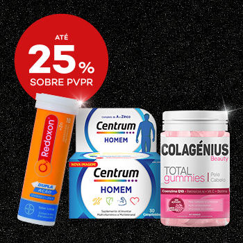Suplementos Suplementos com selo até 25% sobre preço de venda ao publico recomendado