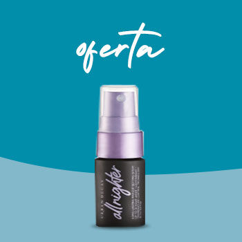 Oferta mini all nighter da marca Urban Decay com palavra "oferta"