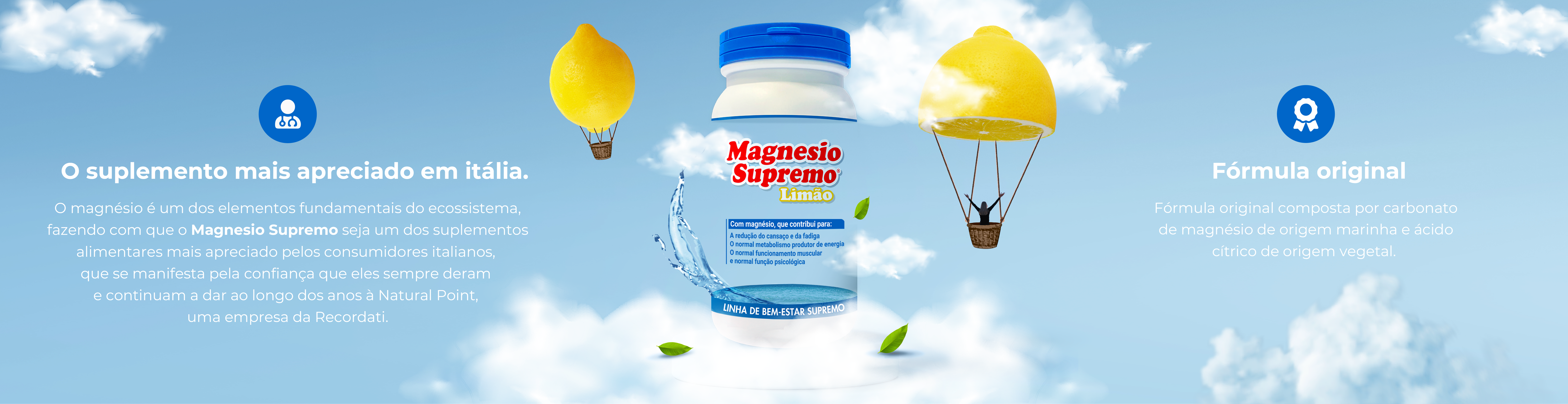 O suplemento mais apreciado em It&aacute;lia.