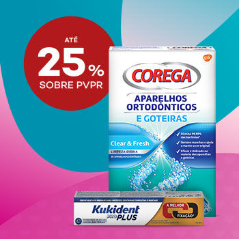 Produtos para Proteses com desconto de até 25% sobre preço de Venda ao Público Recomendado