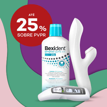 Produtos saude om desconto de até 35% sobre preço de Venda ao Público Recomendado