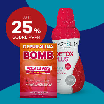 Produtos de Controlo de Peso com selo de desconto até 25% sobre preço de venda ao público recomendado.