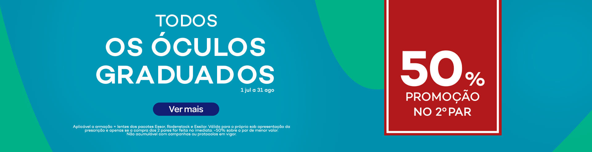 Banner - Oculos Graduados - CLP Ótica