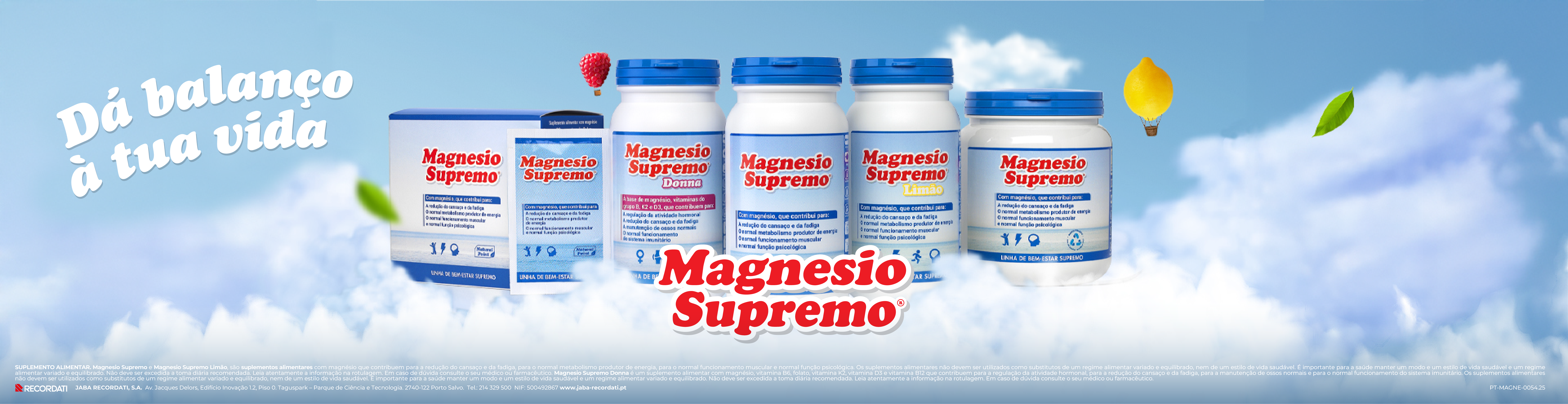 Magnesio Supremo, d&aacute; balan&ccedil;o &agrave; tua vida.