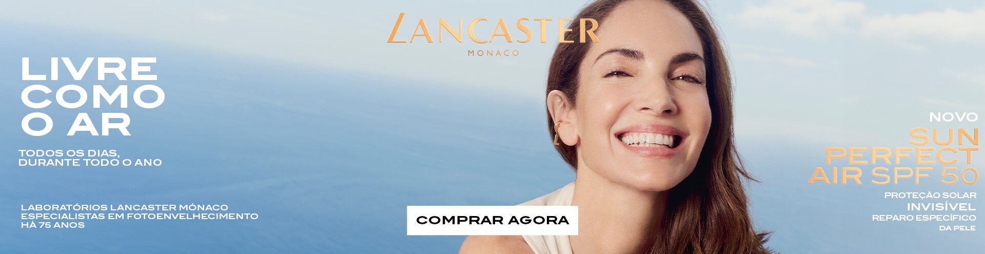 Livre como o ar! Novo Sun Perfect Air SPF 50