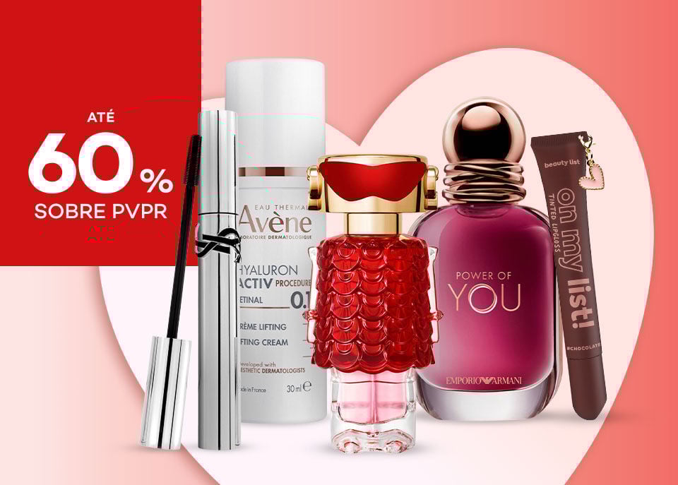 Produtos em campanha com selo at&eacute; 60% sobre pre&ccedil;o de venda ao p&uacute;blico recomendado