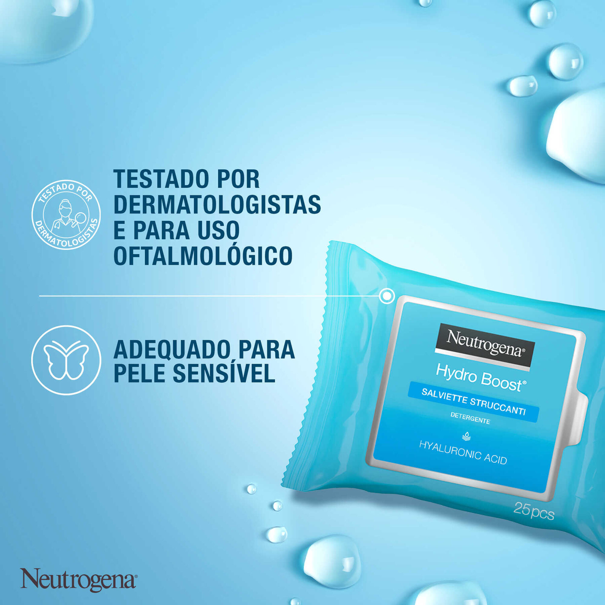 Hydro Boost Toalhitas de Limpeza Facial Pack