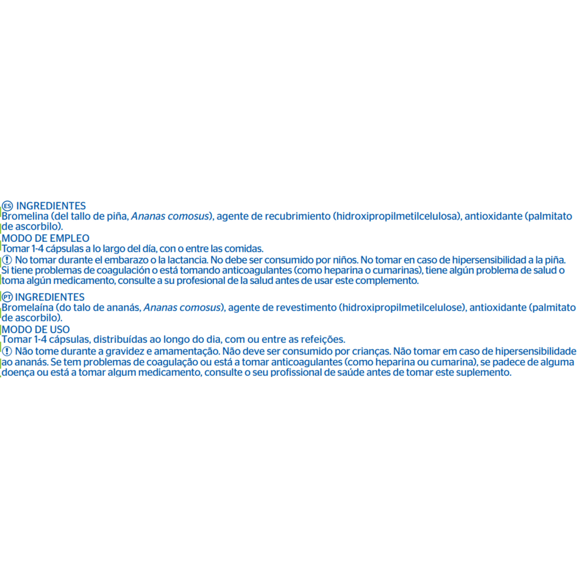 Bromelaína Enzima de Ananás