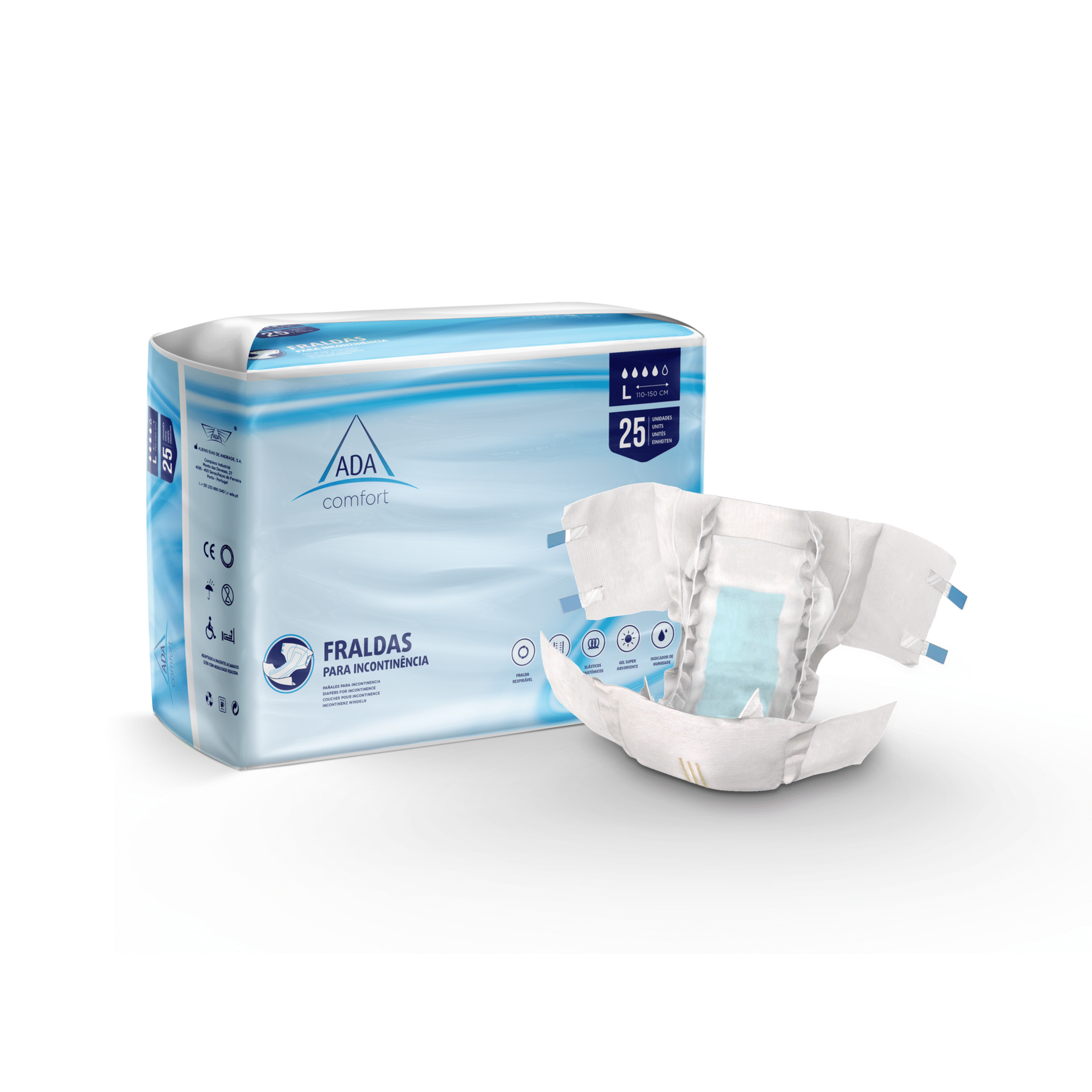 Fraldas Adulto Tamanho S
