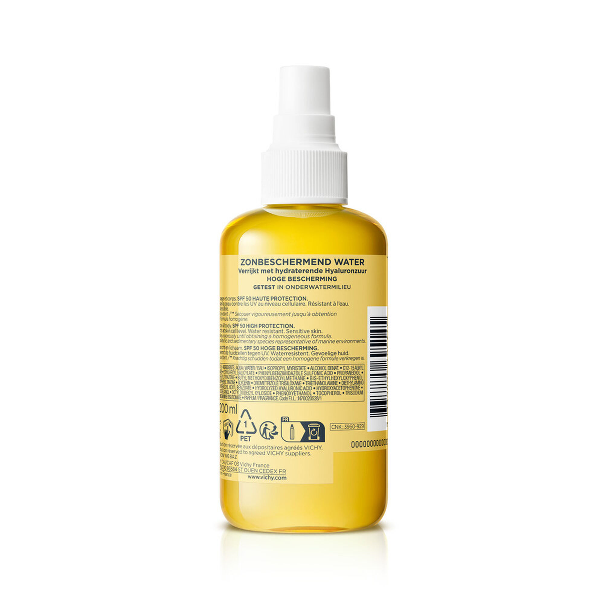 Spray Água Protetora Hidratante FPS50