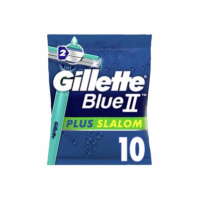 Lâminas Barbear Descartáveis Blue II Slalom