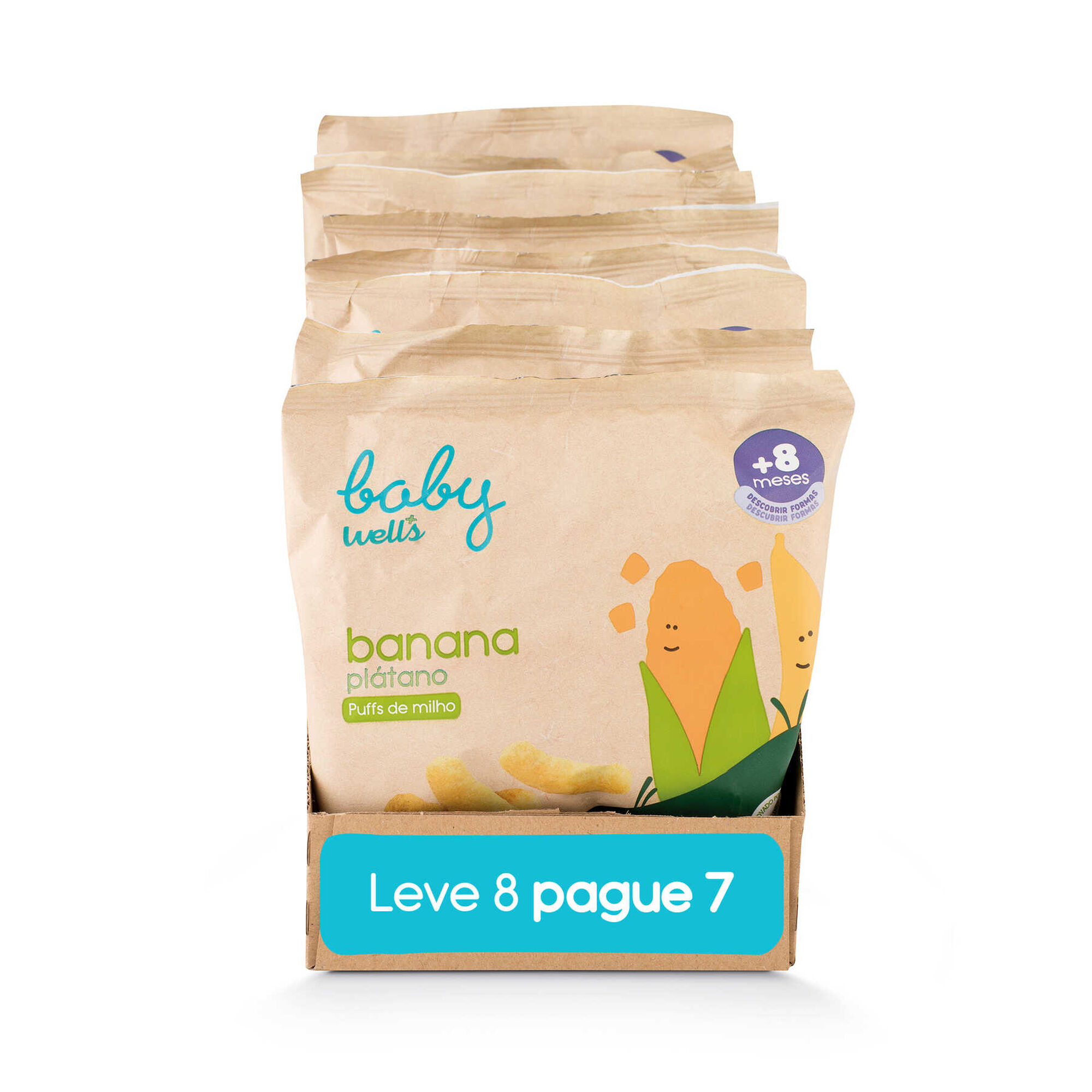 Pack Poupança Puffs de Milho e Banana Bio