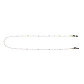 Cordão de Óculos Metal Gold and Pearls Wells Image 2