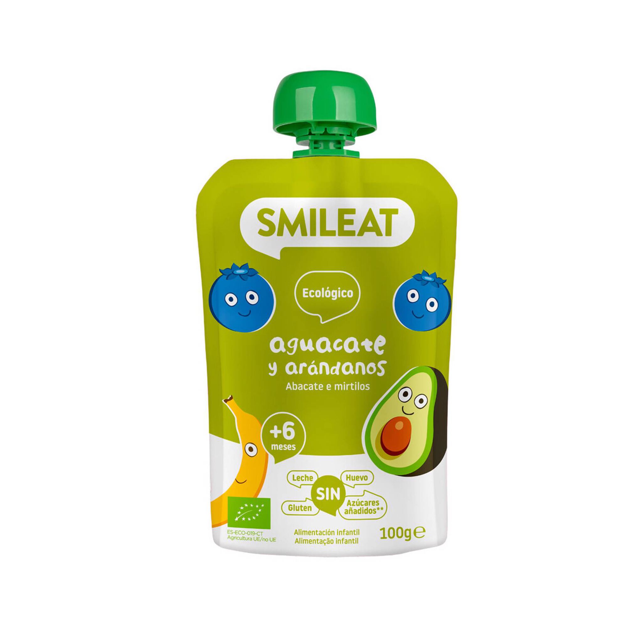Saqueta Bio Abacate e Mirtilos +6M