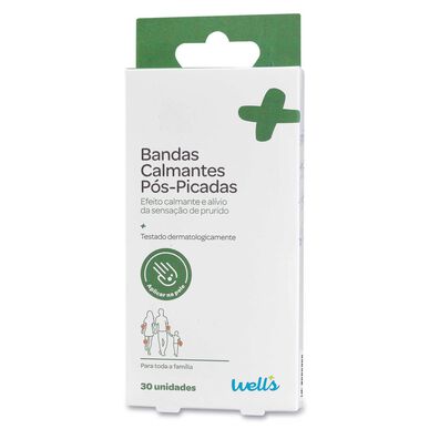 Bandas Calmantes Pós-Picadas Wells