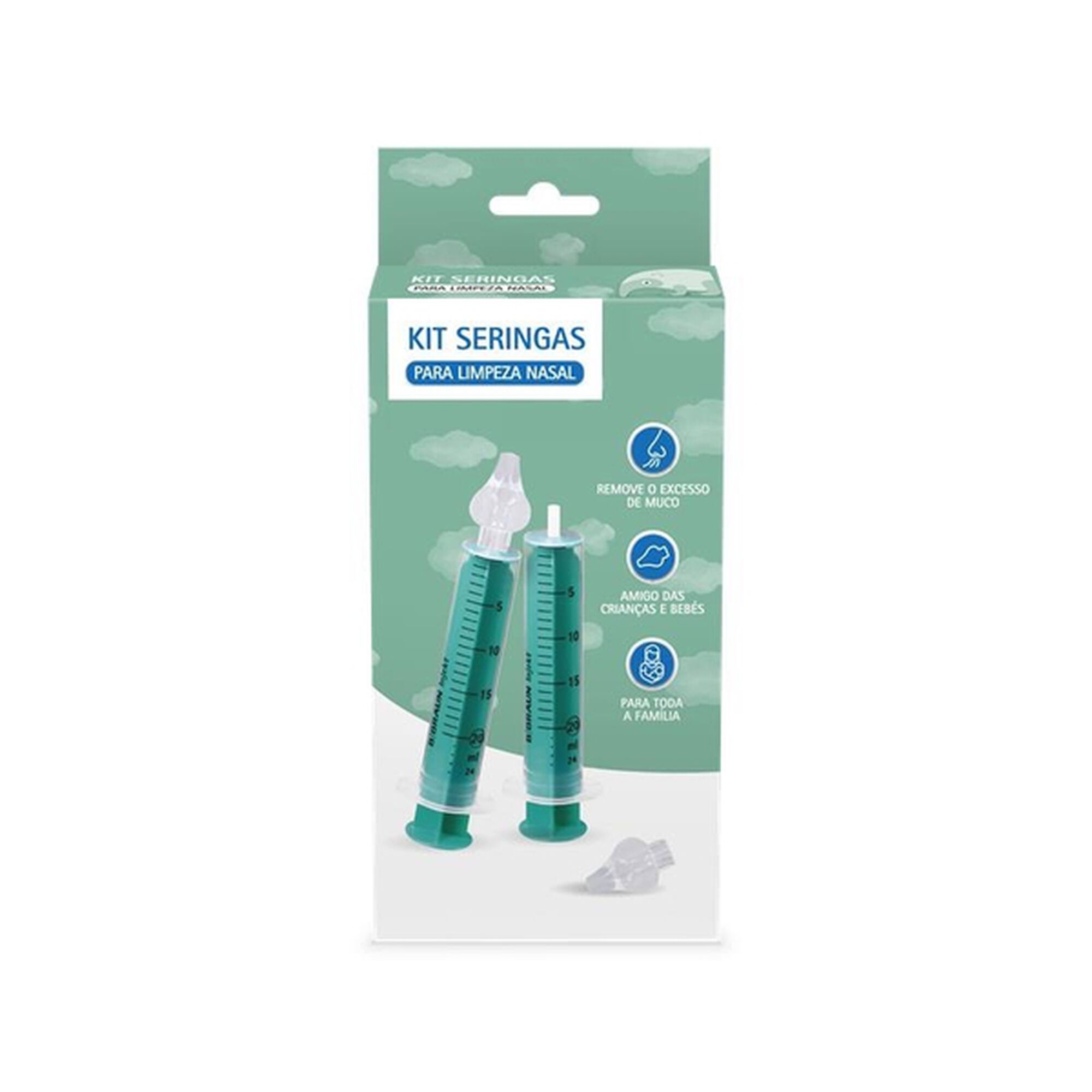 Kit Seringas para Limpeza Nasal
