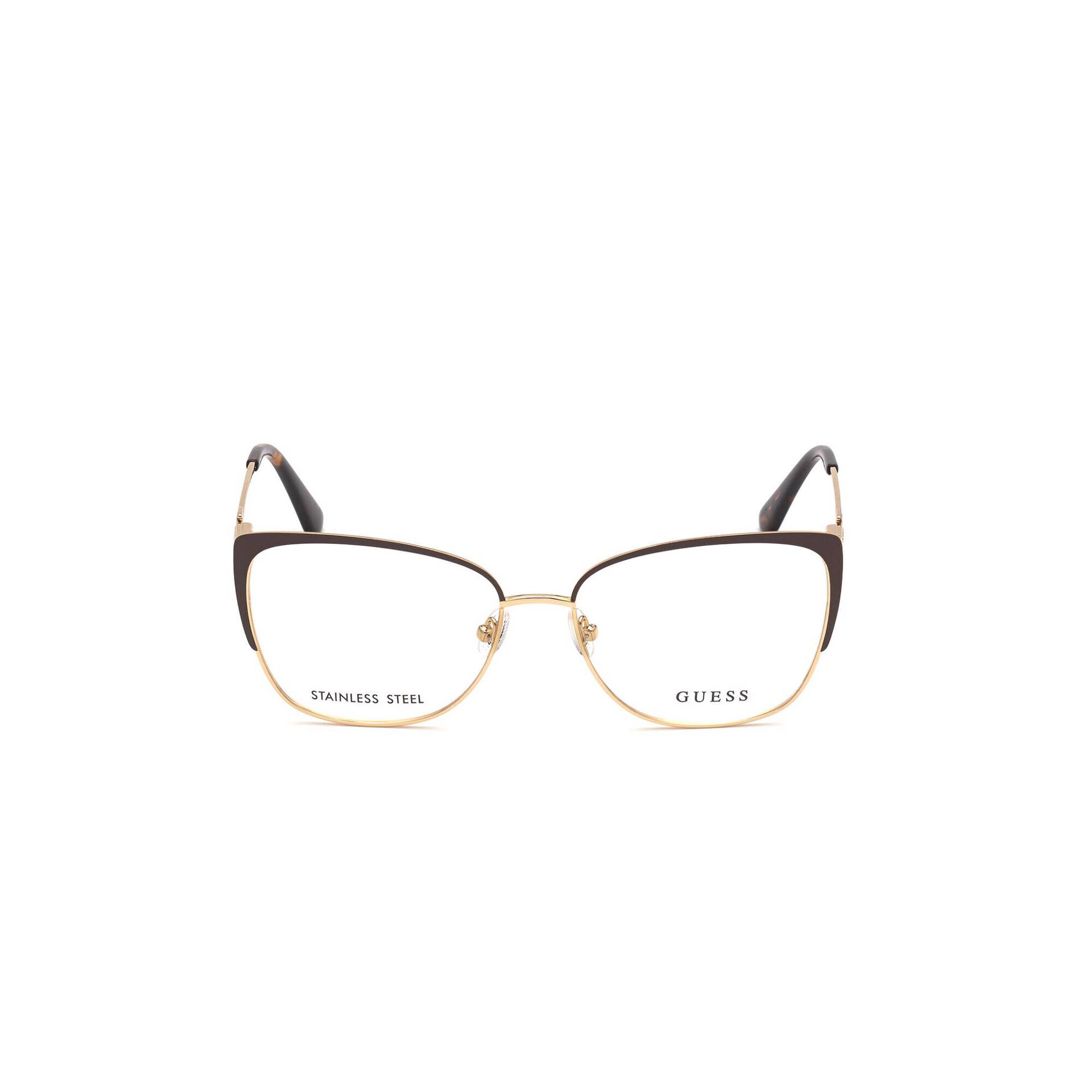 Armação Óculos Guess Matte Dark Brown Gu2814