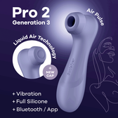 Vibrador Dupla Pressão Pro2 Generation3 Lilás Wells Image 5