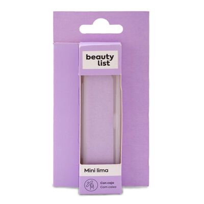 Mini Lima de Unhas Lilás com Caixa