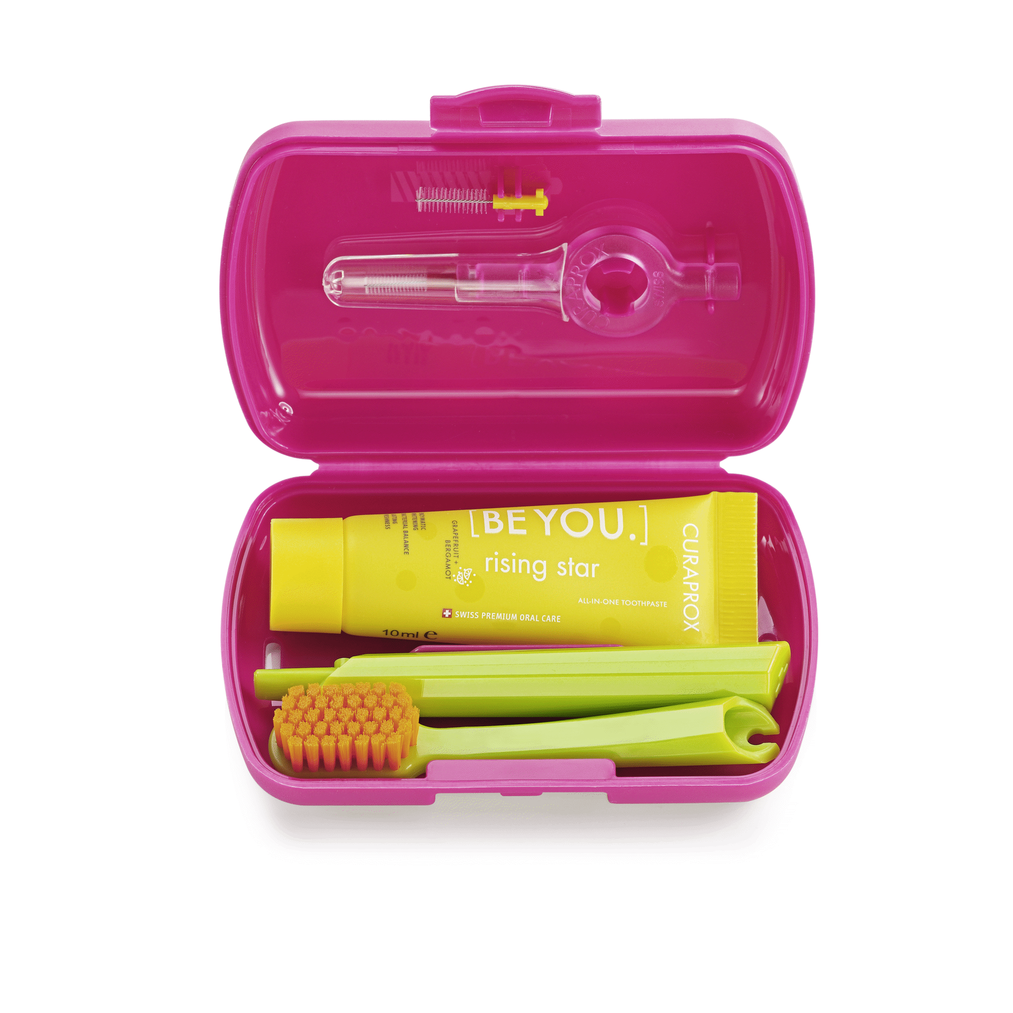 Kit de Viagem Higiene Oral Be You Rosa