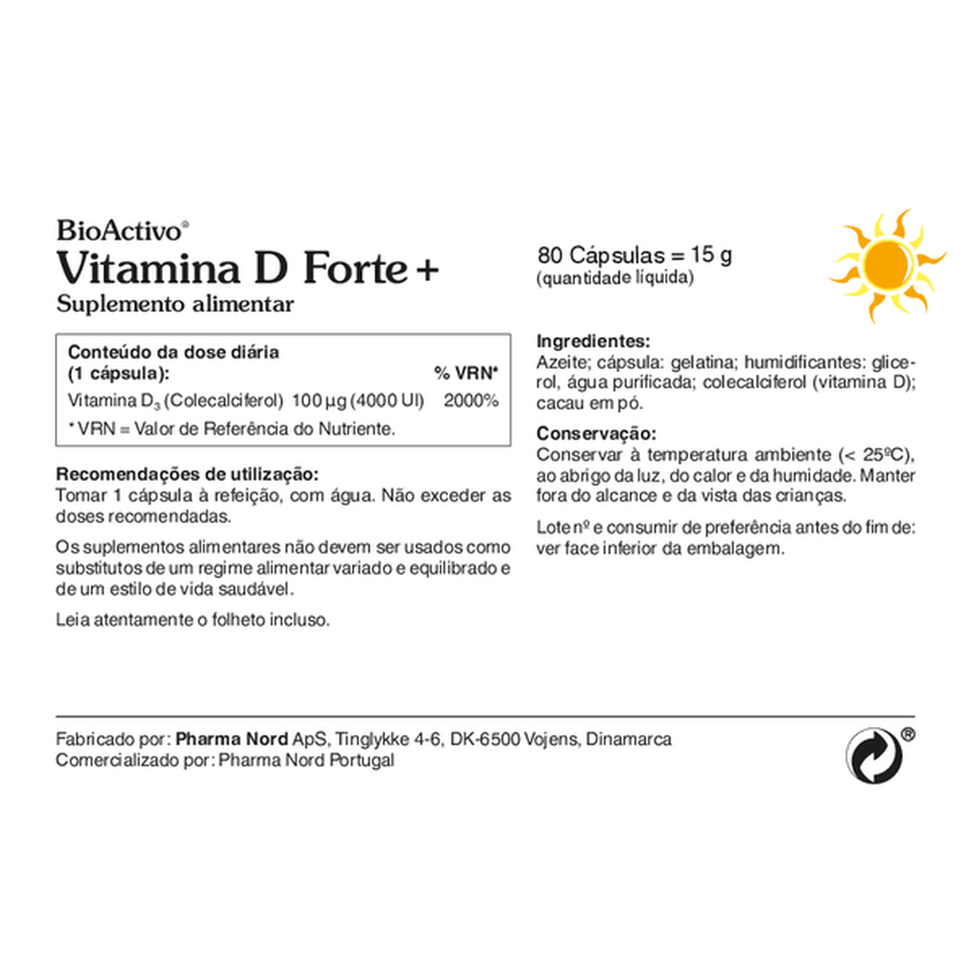 Suplemento Vitamina D Ossos e Músculos