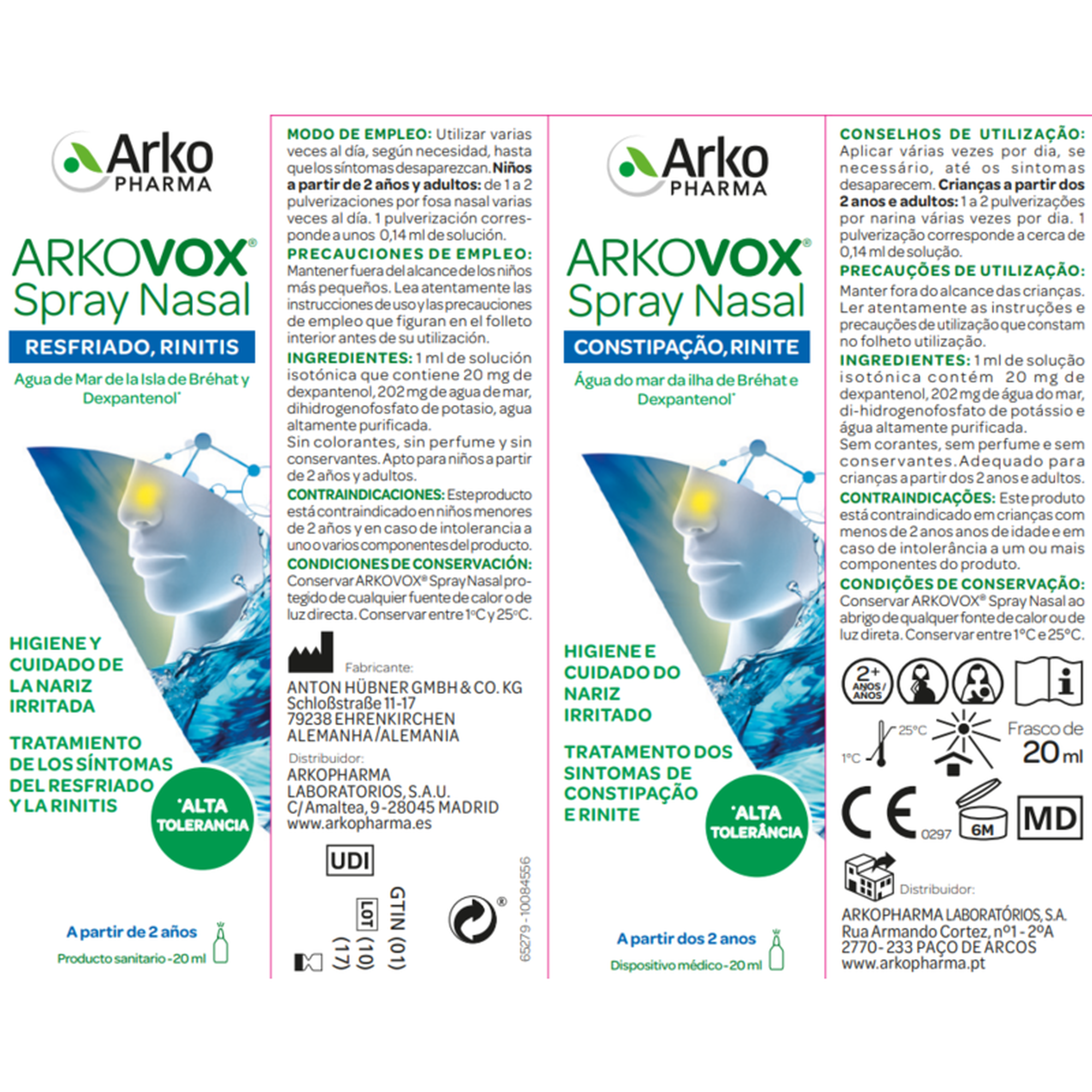 Spray Nasal Constipação e Rinite