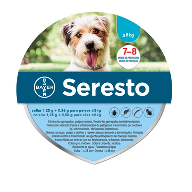 Coleira Anti-Parasitária Cão -8kg Wells