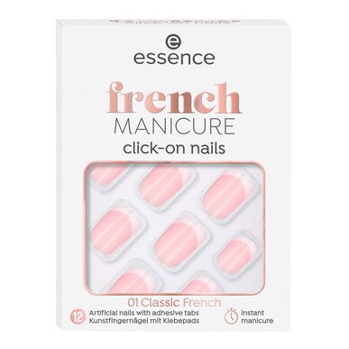 Unhas Falsas French Manicure Click On Classic Wells Image 1